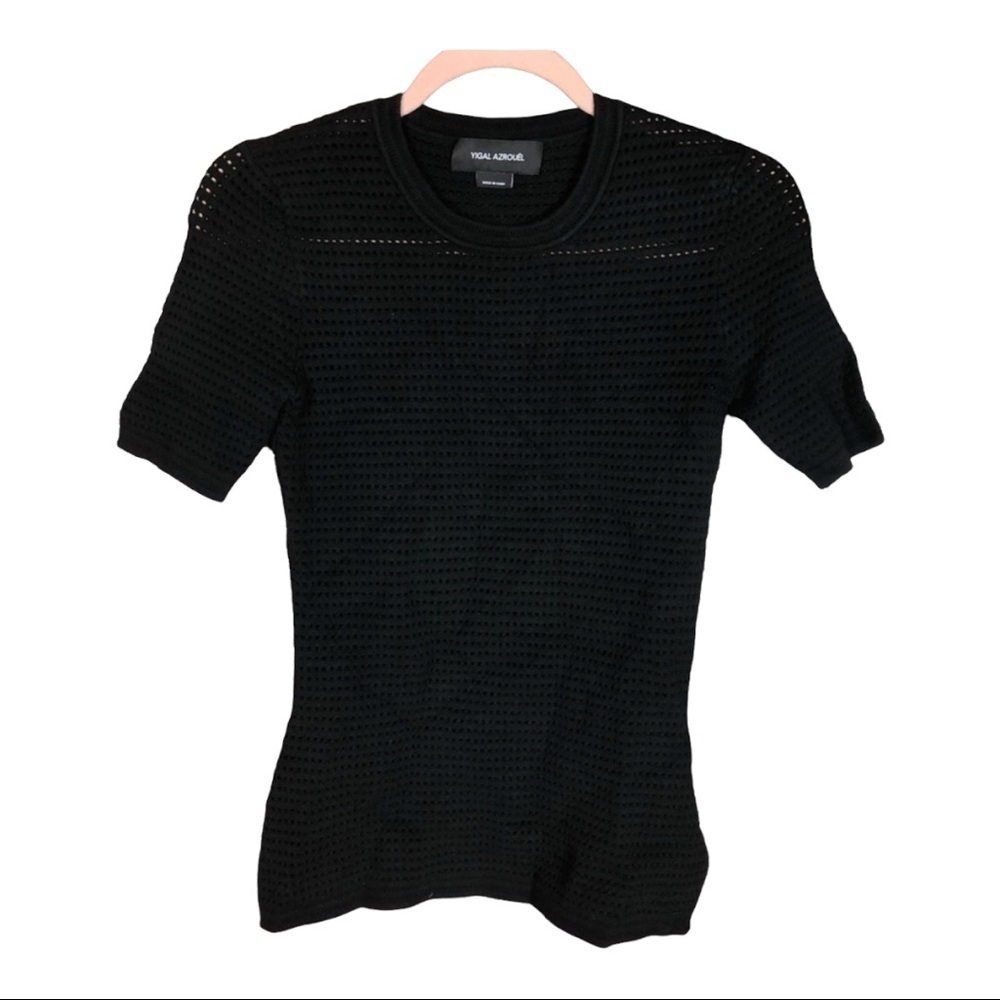 Yigal Azrouel black top‎ women’s size small